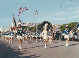 Cpm 10x15. MAJORETTES DE NICE (06) Carte Postale Officielle . Le Bataillon De Charme De La Côte D'Azur - Otros & Sin Clasificación