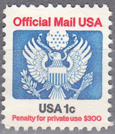 UNITED STATES    SCOTT NO  0127     USED    YEAR  1983 - Servizio