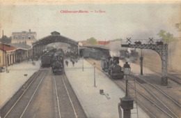 CPA 51 CHALONS SUR MARNE LA GARE  1904 - Châlons-sur-Marne