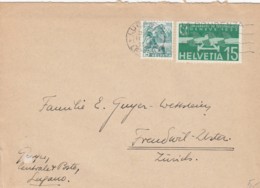 No F 16 Sur Lettre Oblitérée LUGANO Le 11.IV.1930 - Other & Unclassified