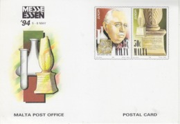 Europa Cept 1994 Malta Postal Card "Messe Essen" Unused (44986) Promotion - 1994