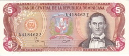 BILLETE DE LA REPUBLICA DOMINICANA DE 5 PESOS ORO DEL AÑO 1982 EN CALIDAD EBC (XF) (BANKNOTE) - Dominicana