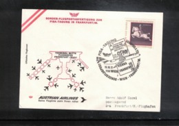 Austria / Oesterreich 1972 AUA Grussflugpost Wien - Frankfurt  Zur Fisa Tagung - Premiers Vols