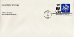 USA -  FDC - BUSTA INTERO POSTALE - 1990 - OFFICIAL MAIL 65 - 1981-00