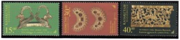 Kazakhstan 1998 .  Folk Art (Old Gold). 3v: 15.oo, 30.oo, 40.oo.   Michel # 210-12 - Kazakistan