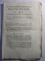 BULLETIN DES LOIS 1812 - GRAND DUCHE DE BERG ALLEMAGNE - MANTES NANCY OOTEGHEM OTEGEM RIEUX ALISE BEAUNE LA CADIERE NICE - Décrets & Lois