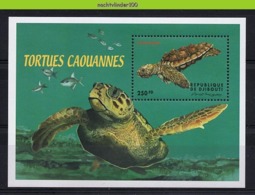 Nff142 FAUNA REPTIELEN SCHILDPAD REPTILES TURTLE SCHILDKRÖTEN DJIBOUTI 2000 PF/MNH - Schildpadden