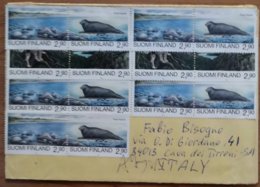 2011 Finland - Foca   - Used Stamps On Registered Cover To Italy - Covers & Documents