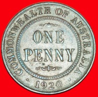 + INDIA/INDIA DIES: AUSTRALIA ★ 1 PENNY 1920! George V (1911-1936) LOW START ★ NO RESERVE! - Penny