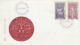 Enveloppe  FDC  1er  Jour    LUXEMBOURG     Paire    EUROPA     1978 - 1978