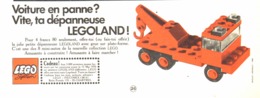 PUB  " DEPANNEUSE  " " LEGO "   1970 - Sin Clasificación