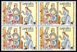 España. Spain. 1986. B4. Dia Del Sello. Correos De Los Ricos Hombres - 1981-90 Unused Stamps