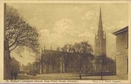 Coventry - St. Michael's Collegiate Church, From  Priory Street - Coventry