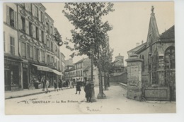GENTILLY - La Rue Frileuse , Vers L'Eglise - Gentilly