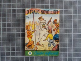 Cx 10) MAJORA Conto Infantil Portugal Ilustrado César Abbott O TRAJO NOVO DO REI 9,8X7,5cm Coleção Formiguinha - Junior