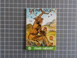 Cx 10) MAJORA Conto Infantil Portugal Ilustrado César Abbott A VARA SECA 9,8X7,5cm Coleção Formiguinha - Giovani