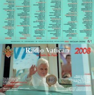 Calendrier 2008 De Radio Vatican Avec 2 Photos Du Pape Benoît XVI - Small : 2001-...