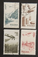 POLOGNE  YT PA 55/58 OBLITÉRÉS  ANNÉE 1976/1978 - Oblitérés