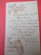 Menu Ancien Publicitaire / Liqueur Suprême-Fécamp / Déjeuner Du 28 Septembre/ Vers 1900-1910    MENU286 - Menu