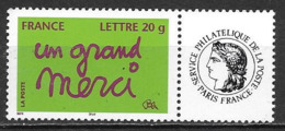 France 2005 N° 3761A Neuf** Avec Vignette à La Faciale - Unused Stamps