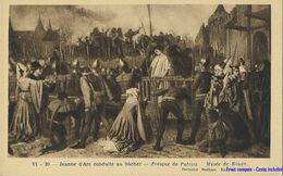 TH - Carte Pédagogique Nathan - Jeanne D'Arc Conduite Au Bûcher - Geschichte