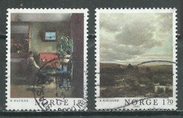 Norvège YT N°803/804 Peintures Norvégiennes Classiques Oblitéré ° - Used Stamps