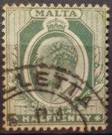 MALTA 1903/04 - Canceled - Sc# 21 - 0.5p - Malte (...-1964)