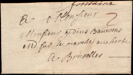 ) 1743, Brief Van Fontaine L' Ev - Other & Unclassified