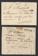 ) +/- 1745, 2 Brieven Uit Charle - Other & Unclassified