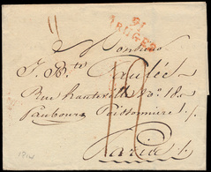 ) 1814, Brief Van Brugge Naar Pa - Other & Unclassified