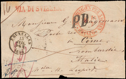 ) 1858, Brievoorzijde Van Bruxel - Other & Unclassified