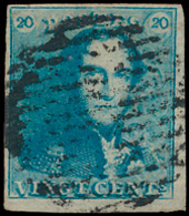 N° 2 'Melkblauw' Goed Gerand, - 1849 Epaulettes