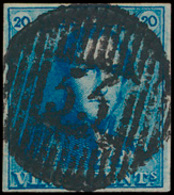 N° 2 'Donkerblauw' Mooi En Reg - 1849 Hombreras