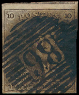 N° 1, Volrandig (met Volle Geb - 1849 Epaulettes