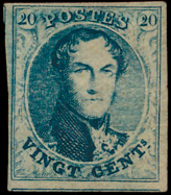 * N° 7Aa '20 Cent. Donkergroenbl - 1849-1865 Medallones (Otros)