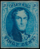 * N° 11 '20 Cent. Blauw' Mooie R - 1849-1865 Medallones (Otros)