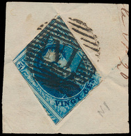 N° 6 (2x) En 7, Zeer Curieus G - 1851-1857 Medallones (6/8)