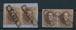 N° 10 (2 Paren) Met Griffen Va - 1858-1862 Medallions (9/12)