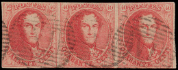 N° 10 (3x), 11 (9x) En 12 (3x) - 1858-1862 Medallones (9/12)