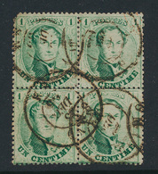 N° 13 B (blok Van 4) 1 Zegel M - 1863-1864 Medallions (13/16)