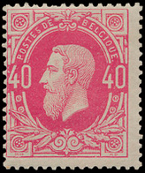 * N° 31A '20c Hevigblauw' En 34A - 1869-1883 Leopold II.