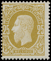 ** N° 32 B '25 Cent. Olijf' Fris - 1869-1883 Leopold II.