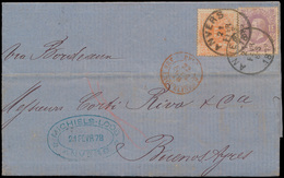 ) N° 28 En 36, Op Brief (met Inh - 1869-1883 Leopoldo II