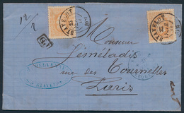 ) N° 33 (2x), Op Mooie Brief Uit - 1869-1883 Leopoldo II