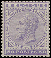 * N° 38/41 'Volledige Reeks' W.o - 1869-1883 Leopold II