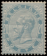 ** N° 39 '20c Parelgrijs' Zm (OBP - 1869-1883 Leopold II