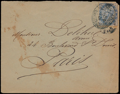 ) N° 40, Op Brief Naar Parijs Me - 1869-1883 Leopoldo II