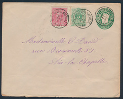 ) N° 45 En 46, Als Bijfrankering - 1869-1888 León Acostado