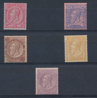 ** N° 46, 48, 49, 50 En 52, Alle - 1884-1891 Leopold II