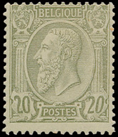 * N° 47 '20 Cent.olijf' Miniem P - 1884-1891 Leopold II.